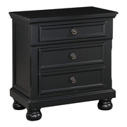 1714BK-4 Night Stand, Hidden Drawer - 1714BK-4