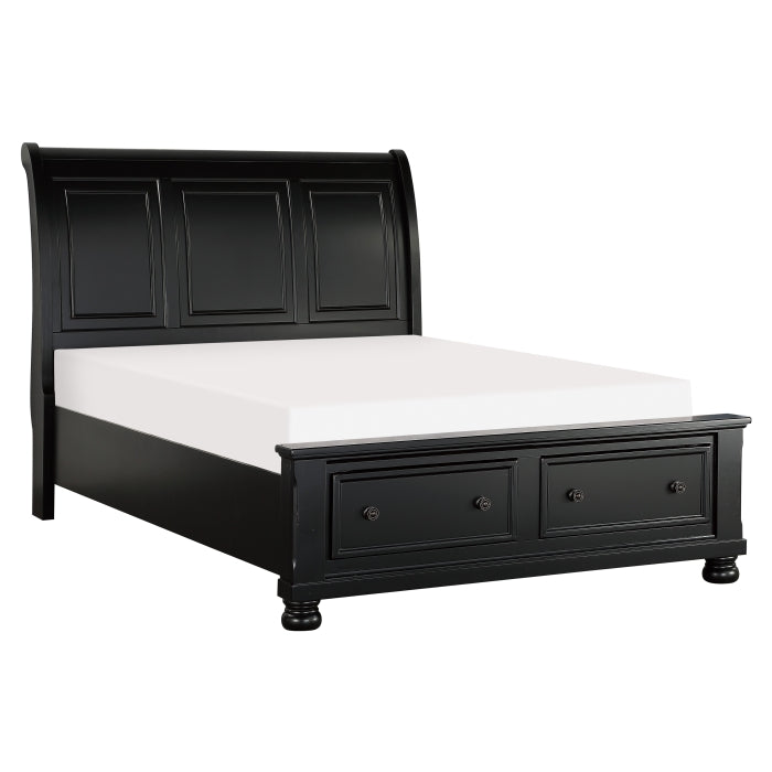 1714KBK-1CK* (3)California King Sleigh Platform Bed with Footboard Storage - 1714KBK-1CK*