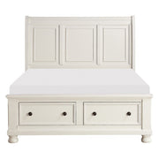 1714KW-1EK* (3)Eastern King Sleigh Platform Bed with Footboard Storage - 1714KW-1EK*