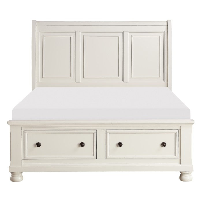 1714W-1* (3)Queen Sleigh Platform Bed with Footboard Storage - 1714W-1*