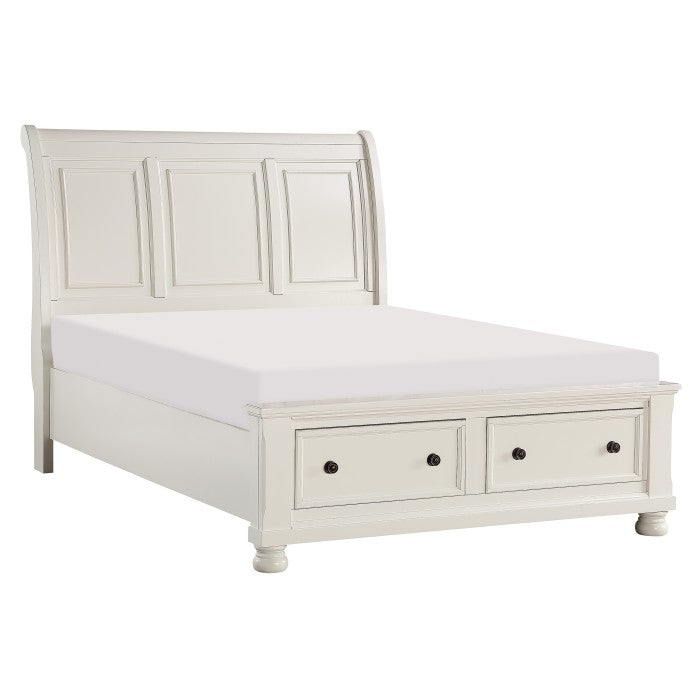 1714W-1* (3)Queen Sleigh Platform Bed with Footboard Storage - 1714W-1*