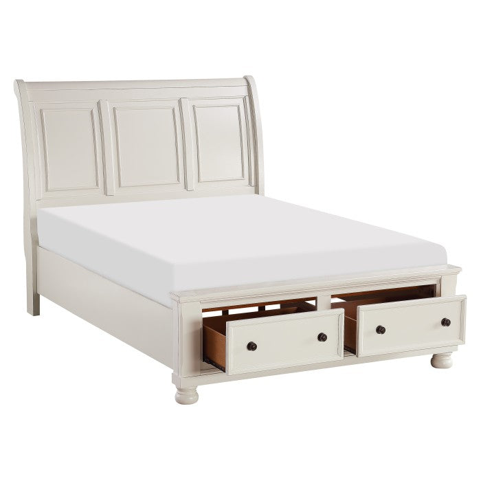 1714W-1* (3)Queen Sleigh Platform Bed with Footboard Storage - 1714W-1*