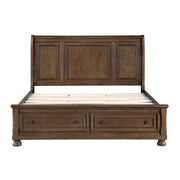 1718BR-1* (3) Queen Platform Bed with Footboard Storage - 1718BR-1*