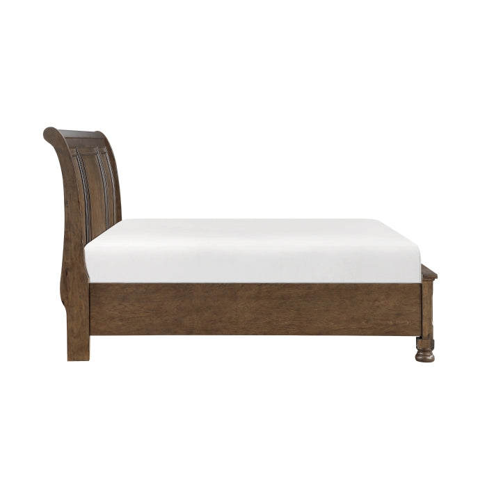 1718BR-1* (3) Queen Platform Bed with Footboard Storage - 1718BR-1*