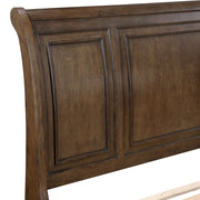 1718BR-1* (3) Queen Platform Bed with Footboard Storage - 1718BR-1*