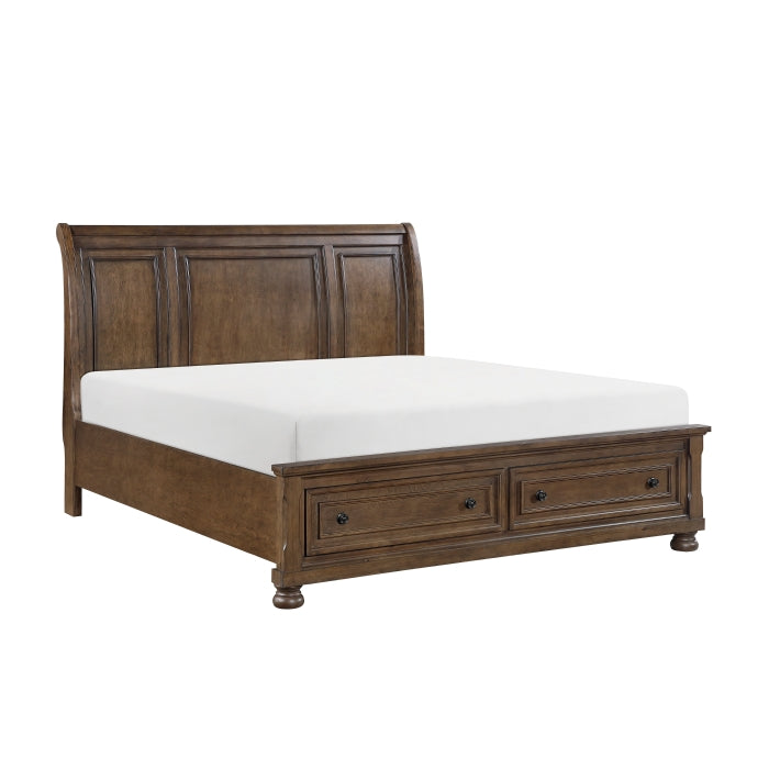 1718FBR-1* Full Platform Bed with Footboard Storage - 1718FBR-1*