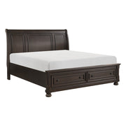 1718GY-1* (3)Queen Platform Bed with Footboard Storage - 1718GY-1*