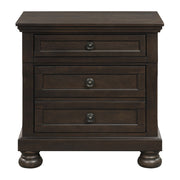 1718GY-4 Night Stand, Hidden Drawer - 1718GY-4