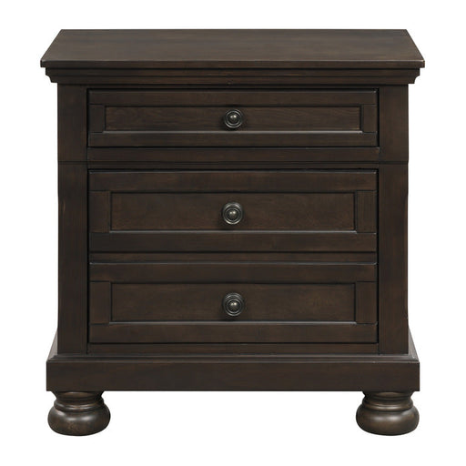 1718GY-4 Night Stand, Hidden Drawer - 1718GY-4