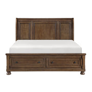 1718KBR-1EK* (3) Eastern King Platform Bed with Footboard Storage - 1718KBR-1EK*