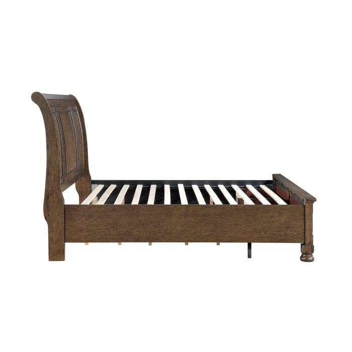 1718KBR-1EK* (3) Eastern King Platform Bed with Footboard Storage - 1718KBR-1EK*