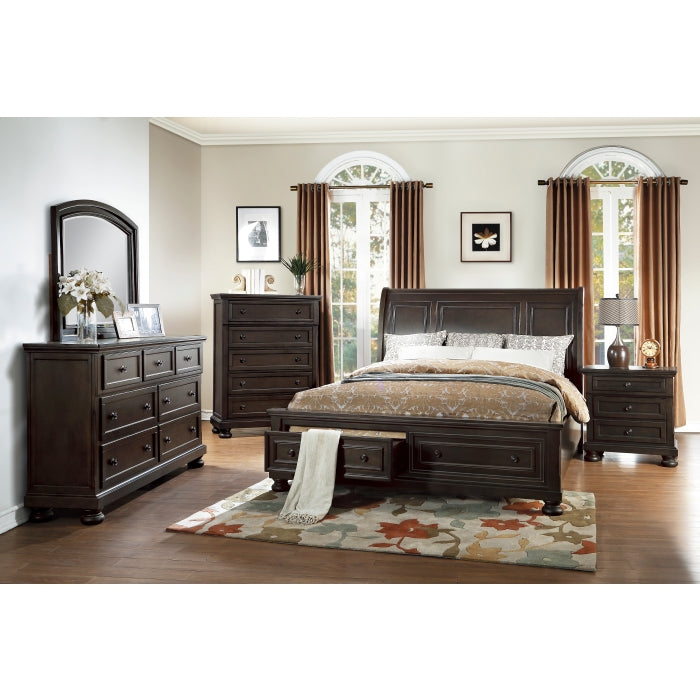 1718KGY-1EK* (3)Eastern King Platform Bed with Footboard Storage - 1718KGY-1EK*
