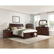 1718KNC-1EK* (3) Eastern King Platform Bed with Footboard Storage - 1718KNC-1EK*