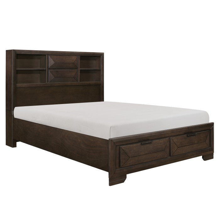 1753K-1CK* (3)California King Platform Bed with Footboard Storage - 1753K-1CK*