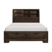 1753K-1EK* (3)Eastern King Platform Bed with Footboard Storage - 1753K-1EK*