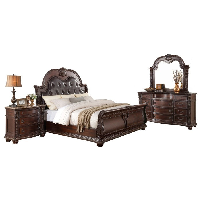 1757K-1CK* (4)California King Sleigh Bed - 1757K-1CK*