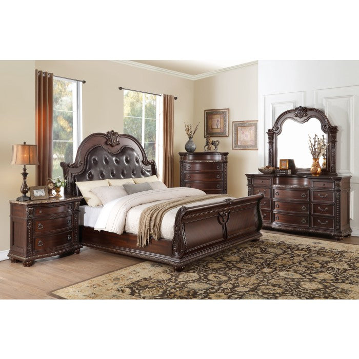 1757K-1CK* (4)California King Sleigh Bed - 1757K-1CK*