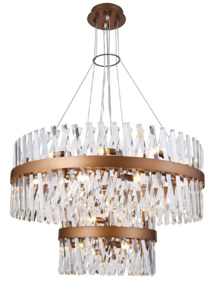 17RND33AG 32" X 16" MONTREUX  ANTIQUE GOLD ROUND - 210000006499