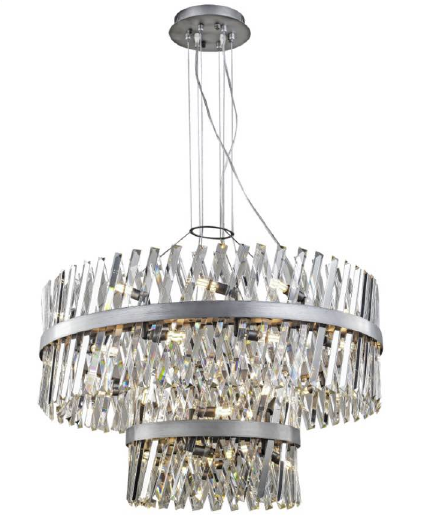 17RND33PT 32" X 16"  MONTREUX PEWTER ROUND - 210000006493
