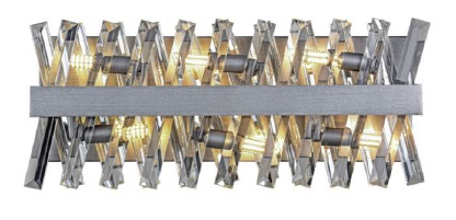 17WSC12PT 12" X 3" MONTREUX PEWTER WALL SCONCE - 210000006570