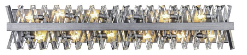 17WSC38PT 38” X 3” MONTREUX PEWTER WALL SCONCE - 210000006574