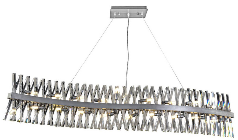 17WVE62PT 62” X 2.7” MONTREUX PEWTER WAVE - 210000006568