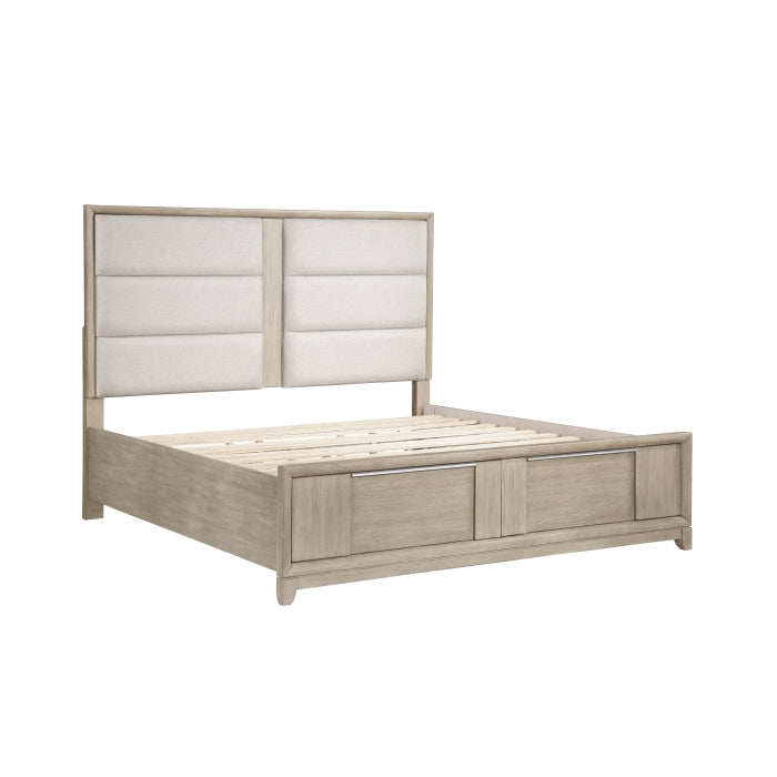 1820N-1* (3) Queen Platform Bed with Footboard Storage - 1820N-1*