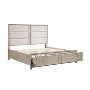 1820NK-1CK* (3) California King Platform Bed with Footboard Storage - 1820NK-1CK*