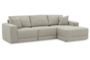 Next - Gen Gaucho Gray 3 - Piece RAF Sectional - Lara FurnitureSectional