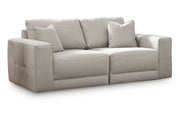 Next-Gen Gaucho Gray 2-Piece Sectional Loveseat -  Ashley - Lara Furniture