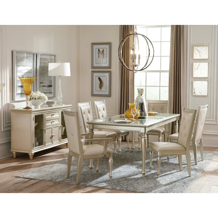 1928-78NG Dining Table, Glass Insert - 1928-78NG