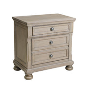 Bethel Wire Brushed Gray Sleigh Storage Platform Bedroom Set - Lara FurnitureBedroom Set