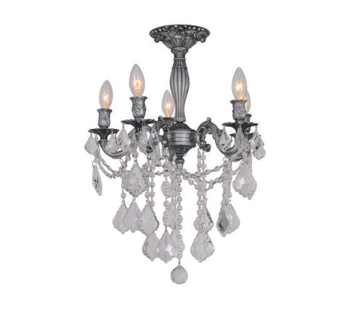 2018F18-5P  18X17  5 LIGHT  PEWTER - 210000004899