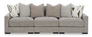 Aslan Court Pebble 3-Piece Sofa Sectional from Ashley - Lara Furniture