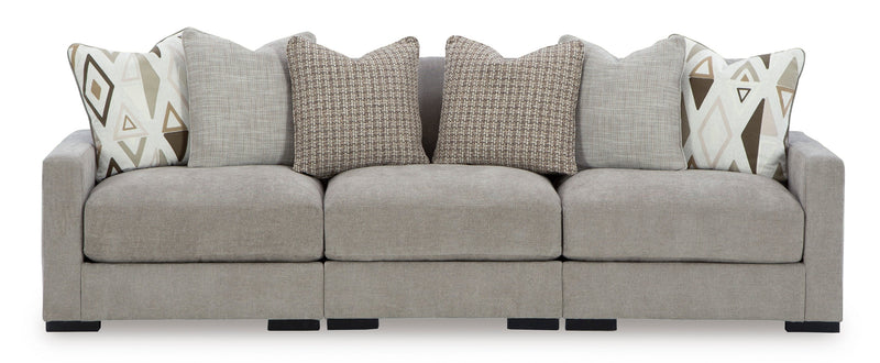 Aslan Court Pebble 3-Piece Sofa Sectional from Ashley - Lara Furniture