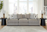 Aslan Court Pebble 3-Piece Sofa Sectional from Ashley - Lara Furniture