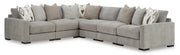 Aslan Court Pebble 6-Piece Modular Sectional from Ashley - Lara Furniture
