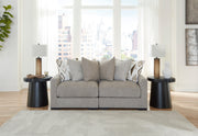 Aslan Court Pebble 2-Piece Loveseat Sectional from Ashley - Lara Furniture
