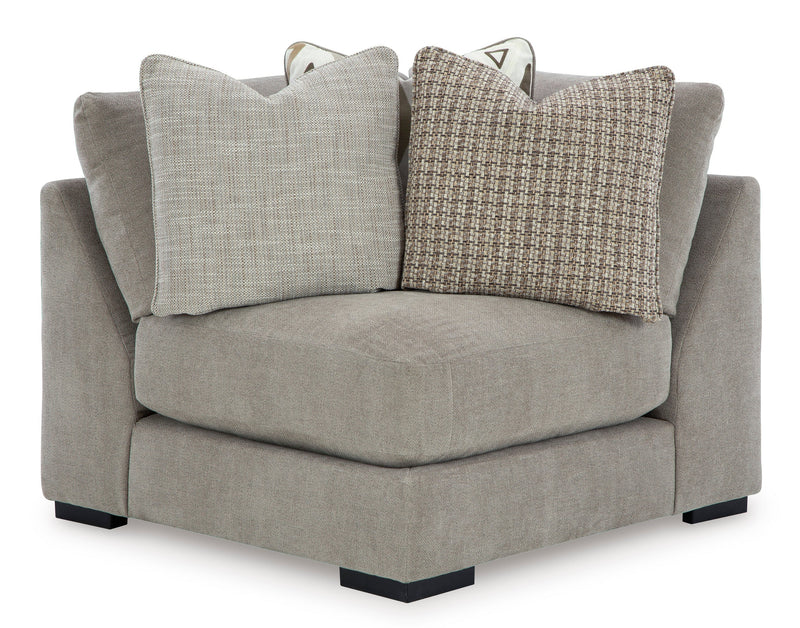Aslan Court Pebble 6-Piece LAF Chaise Sectional from Ashley - Lara Furniture