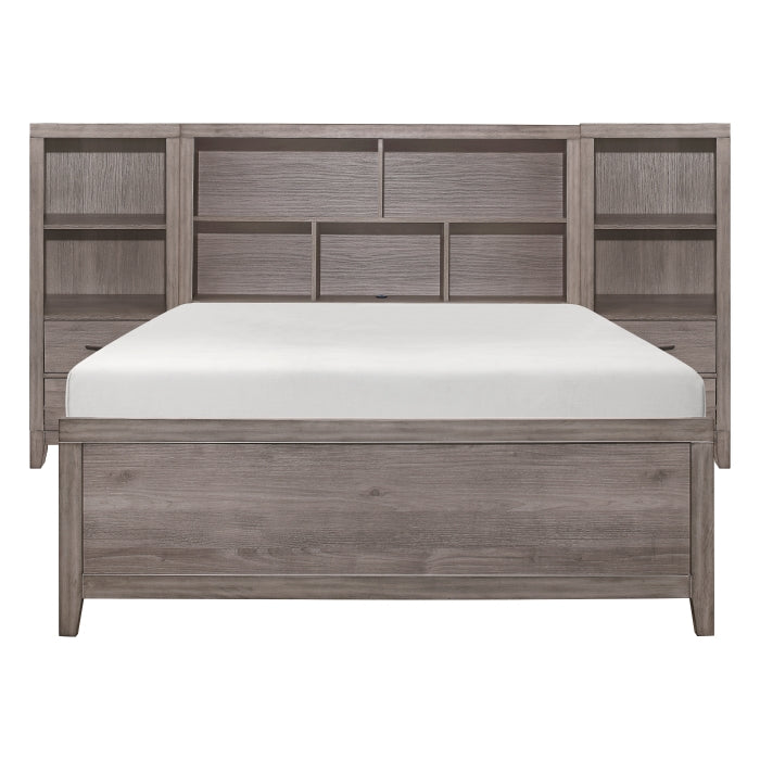 2042NB*WBT 4pc Set Queen Wall Bed with Toy Boxes (QB+2PNS+QT) - 2042NB*WBT