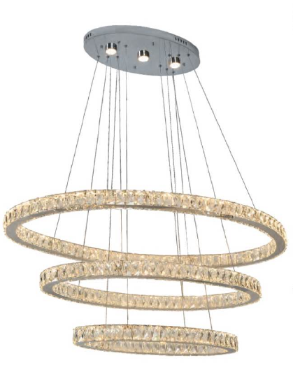 2043D47CCT 47" + 36" + 27" SAMSUNG LED CHROME OVAL-3 TIER - 210000006672