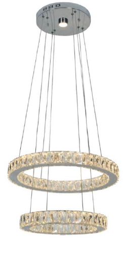 2045D21CCT 21" + 16" SAMSUNG LED CHROME ROUND - 2 TIER - 210000006680