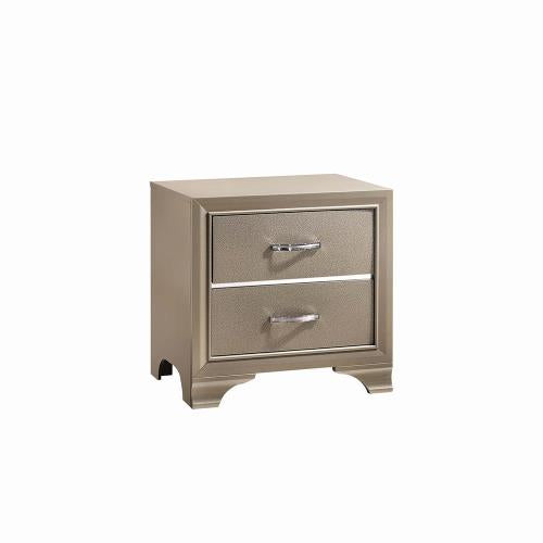 Beaumont Bedroom Set Metallic Champagne