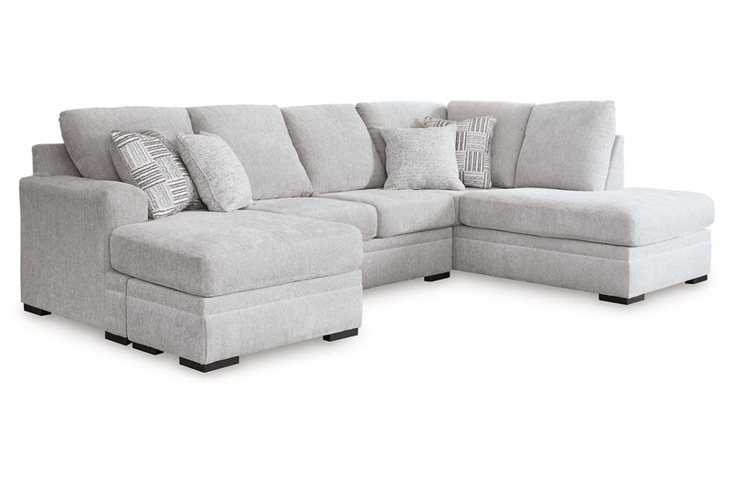 Gabyleigh Nickel 2-Piece Sectional with Chaise -  Ashley - Lara Furniture