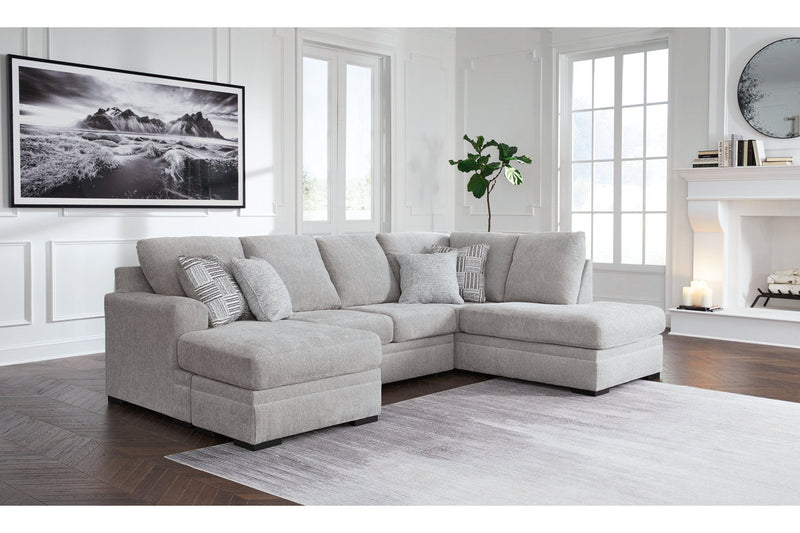 Gabyleigh Nickel 2-Piece Sectional with Chaise -  Ashley - Lara Furniture