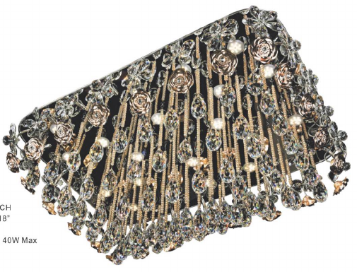 20RND40CH 40" X 32" X 17" MARYLAND CHROME RECTANGULAR - 210000002940