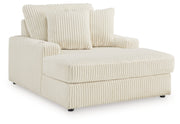 Lindyn 2-Piece Sectional, Chaise and Oversized Ottoman from Ashley - Lara Furniture