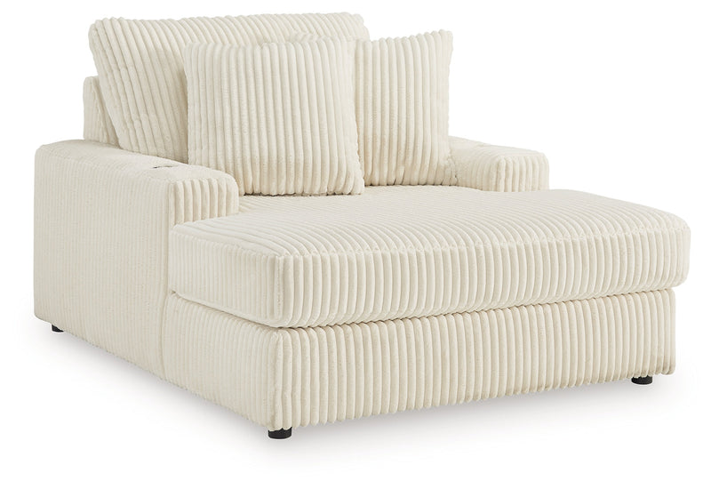 Lindyn 2-Piece Sectional, Chaise and Oversized Ottoman from Ashley - Lara Furniture