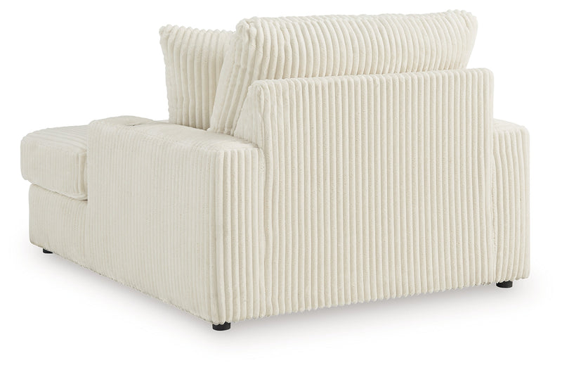 Lindyn 2-Piece Sectional, Chaise and Oversized Ottoman from Ashley - Lara Furniture