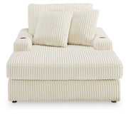 Lindyn 2-Piece Sectional, Chaise and Oversized Ottoman from Ashley - Lara Furniture